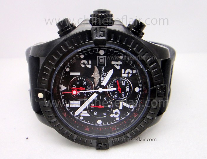 NEW Breitling Super Avenger Black Chronometer Blacksteel 48mm